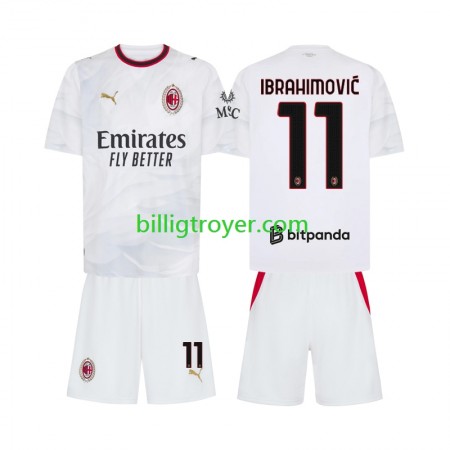 Billige Fotballdrakter AC Milan Ibrahimovic 11 Barn Bortedraktsett 2026/27 Kortermet